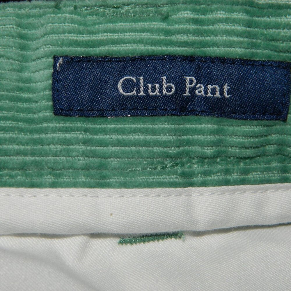 Vineyard Vines Embroidered Corduroy Club Pants Mens Size 35x32 (GG-1) - Picture 6 of 6